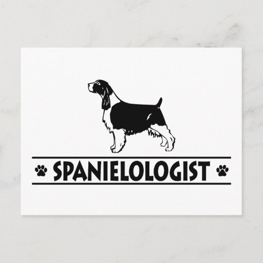 Humoureus Engels Cocker Spaniel Briefkaart (Voorkant)