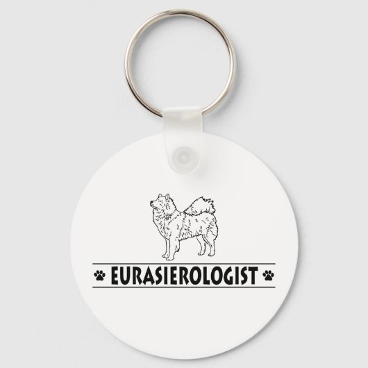 Humoureus Eurasier Sleutelhanger (Voorkant)
