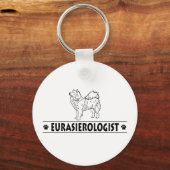 Humoureus Eurasier Sleutelhanger (Voorkant)