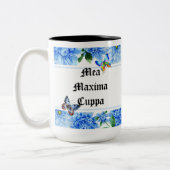 Humoureus Floral Katholiek Mea Cuppa Tweekleurige Koffiemok (Links)