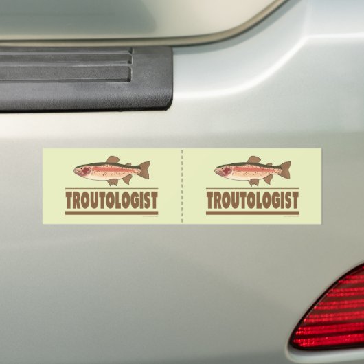 Humoureus forel bumpersticker (Op auto)