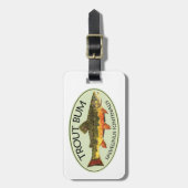 Humoureus forel Vist Bagagelabel (Voorkant verticaal)