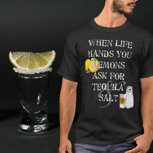 Humoureus Funny Liquor Tequila Shot Glass Unisex T-shirt