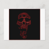 Humoureus Funny Skull Briefkaart (Voorkant)