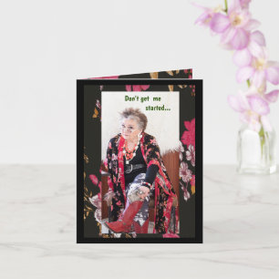 Humoureus Gal zonder remmen Kaart