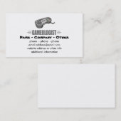 Humoureus gamen visitekaartje (Voorkant / Achterkant)