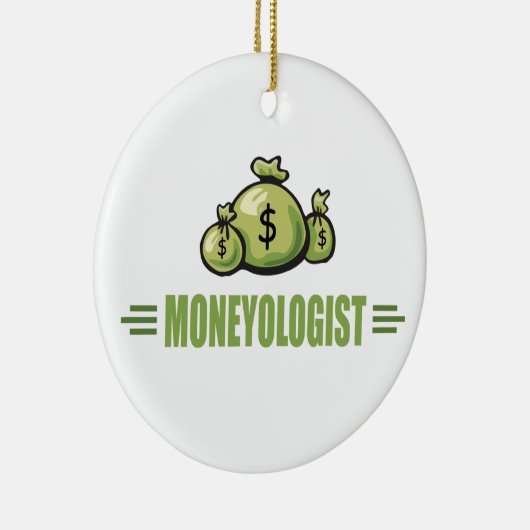 Humoureus geld keramisch ornament (Rechts)