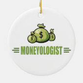 Humoureus geld keramisch ornament (Achterkant)