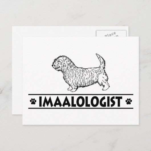 Humoureus Glen of Imal Terrier Briefkaart (Voorkant / Achterkant)