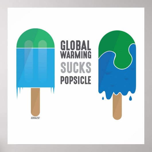 Humoureus Global Warming Poster (Voorkant)