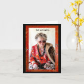 Humoureus goed snel kaart (Gele Bloem)