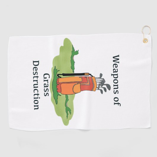 Humoureus Golf Towel Golfhanddoek (Horizontaal)
