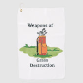 Humoureus Golf Towel Golfhanddoek (Voorkant)