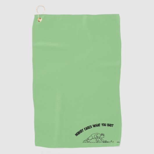 Humoureus Golf Towel Golfhanddoek (Voorkant)