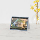 Humoureus, grappig en gekke kaart (Gele Bloem)