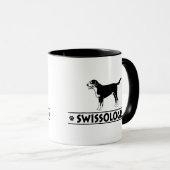 Humoureus Greater Swiss Mountain Dog Mok (Voorkant rechts)