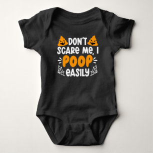 Humoureus Halloween geef me niet om me gemakkelijk Romper