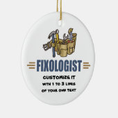 Humoureus Handyman Keramisch Ornament (Rechts)