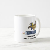 Humoureus Handyman Koffiemok (Voorkant rechts)