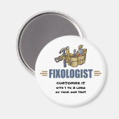 Humoureus Handyman Magneet (Voorkant / Achterkant)