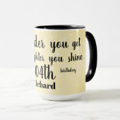 Humoureus Happy 104th Birthday Mok (Voorkant rechts)