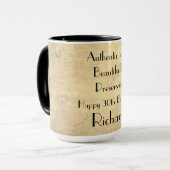 Humoureus Happy 30th Birthday Mok (Voorkant links)