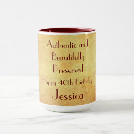 Humoureus Happy 40th Birthday Mok