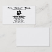 Humoureus Hondenliefhebber Visitekaartje (Voorkant / Achterkant)