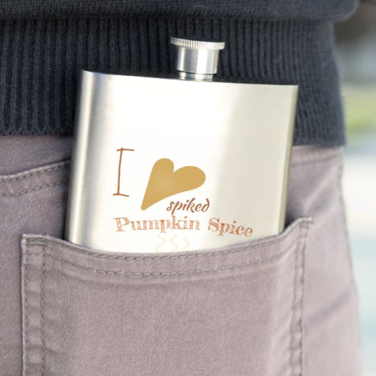 Humoureus I Love Spiked Pumpkin Spice a Latte Flacon (Voorbeeld)