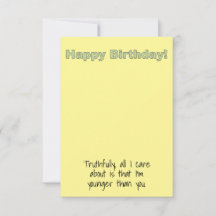 Humoureus ik ben jonger dan jij vogelkaart.