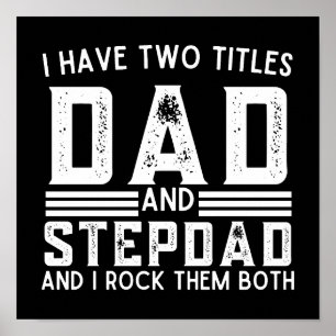 Humoureus, ik heb twee titels voor papa en stepdad poster