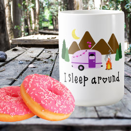 Humoureus ik slaap rond koffiemok