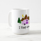 Humoureus ik slaap rond koffiemok (Voorkant links)