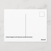 Humoureus Ireland Weather forecasting stone Briefkaart (Achterkant)