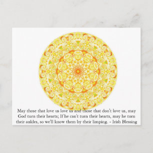 Humoureus Irish Blessing uit IERLAND Briefkaart
