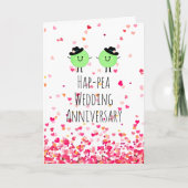 Humoureus Jubileum Kaart erwten Homoseksueel (Voorkant)