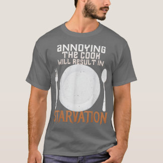 Humoureus kan de kaak of het andere koken niet irr t-shirt