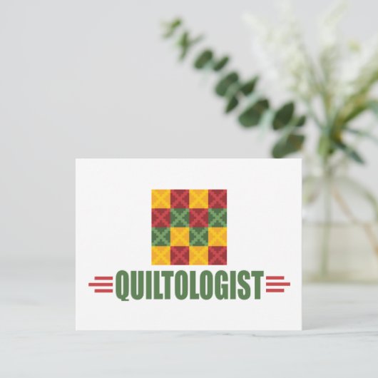 Humoureus kantelen briefkaart (Staand voorkant)