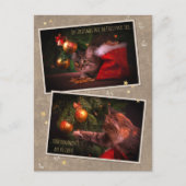 Humoureus kerstcadeat briefkaart (Voorkant)