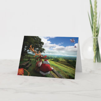 Humoureus kerstkaartje voor de kerstman van de Ker Feestdagen Kaart