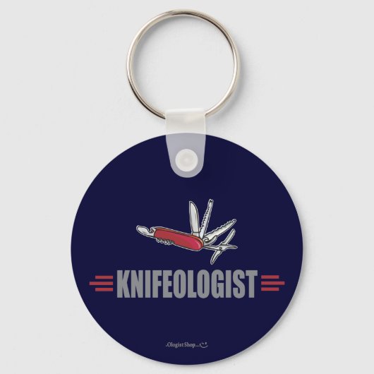 Humoureus Knife Collector Sleutelhanger (Voorkant)
