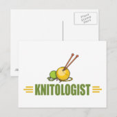 Humoureus Knitting Briefkaart (Voorkant / Achterkant)