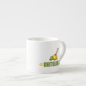 Humoureus Knitting Espresso Kop (Voorkant rechts)