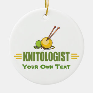 Humoureus Knitting Keramisch Ornament