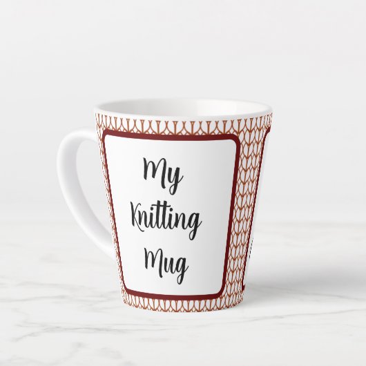 Humoureus Knitting Latte Mok (Linkerhoek)