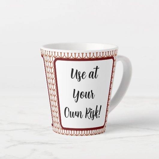 Humoureus Knitting Latte Mok (Rechterhoek)