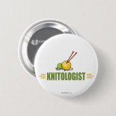 Humoureus Knitting Ronde Button 5,7 Cm (Voorkant /achterkant)
