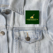 Humoureus Knitting Vierkante Button 5,1 Cm (In situ)