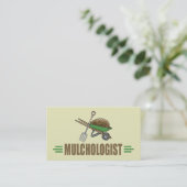 Humoureus landschapsontwerp visitekaartje (Staand voorkant)