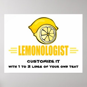 Humoureus Lemon Lover Poster